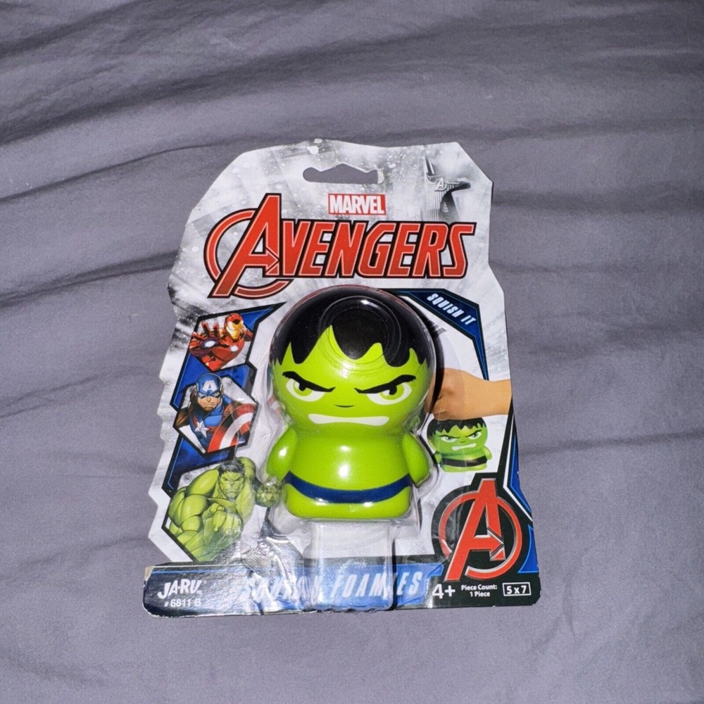 MARVEL AVENGERS HULK SQUISH FOAMIES Toys Squish It Hulk Smash Pinch It Brand New